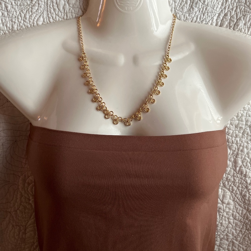 VINTAGE (1988) AVON GILDED LACE NECKLACE 17”-19”